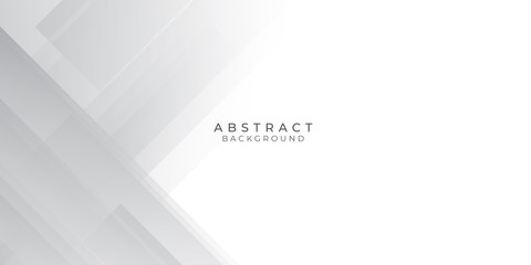 Obraz premium White Grey Silver Box Rectangle Abstract Background Vector Presentation Design