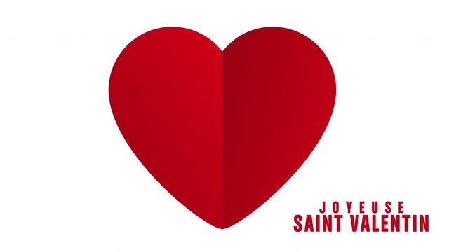 joyeuse saint Valentin animation 4K