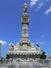 Fototapeta na wymiar Colon Cemetery in Havana, Cuba