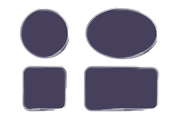 vector shape labels set