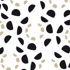 Black and beige abstract pattern, background