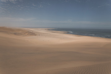 Fototapeta na wymiar The namib desert near Walfisbay