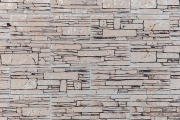 Texture of beautiful brick tiles, wall background