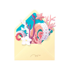 vector cartoon sea clip art