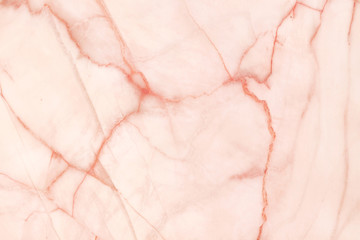 Fototapeta premium Rose gold marble texture background with high resolution, counter top view of natural tiles stone in seamless glitter pattern and luxurious.