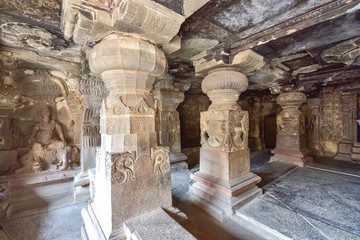 Jain Architectue of Indra Sabha at Ellora Caves