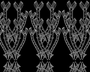 Maori pattern, tattoo sketch