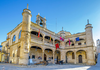 Town Hall of Ciudad Rodrigo Salamanca Spain - obrazy, fototapety, plakaty
