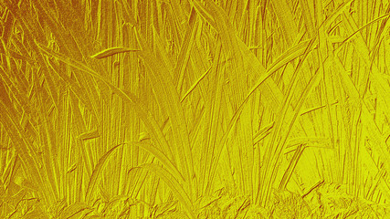 Abstract leaf gold texture color by rough plastic background