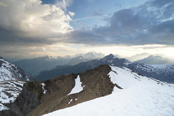 Sunset Italy, Dolimites, Dolomiten