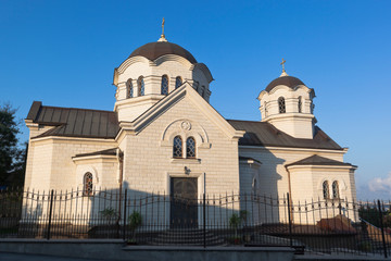 Fototapeta na wymiar Church of the Ascension on the North side in Sevastopol, Crimea