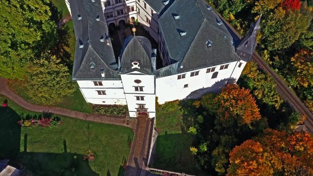 State mansion Hruby Rohozec castle of Turnov. Its history dates back to as early as the Premyslids times, when it was founded by Havel of Lemberk around year 1280