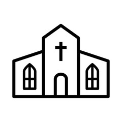 Church Icon Vector Design Illustration
