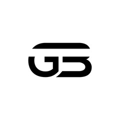 Initial GB Letter Linked Logo. GB letter Type Logo Design vector Template. Abstract Letter GB logo Design