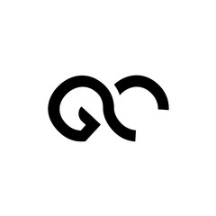 Initial GC Letter Linked Logo. GC letter Type Logo Design vector Template. Abstract Letter GC logo Design