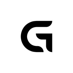 Initial GC Letter Linked Logo. GC letter Type Logo Design vector Template. Abstract Letter GC logo Design