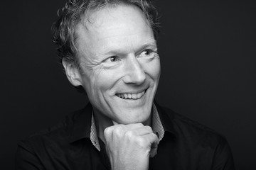 Beautiful man in front of a background