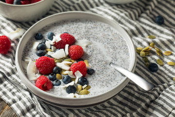 Homemade Chia Seed Pudding Bowl