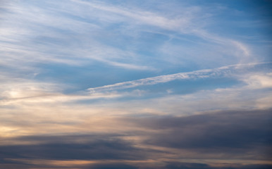 Obraz premium blue sky with clouds