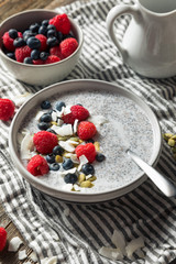 Homemade Chia Seed Pudding Bowl