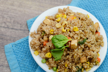 Tofu fried rice