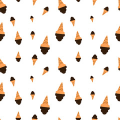  ice cream seamless pattern