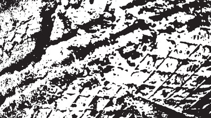 Black and white vintage grunge futuristic background. Suitable to create unique overlay textures with the effect of scratching, breaking, antiquity and old materials.