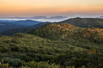Cerro de la Muerte at Dawn