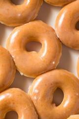 Homemade Glazed Yeast Donuts