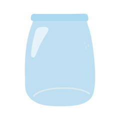 glass jar empty object icon