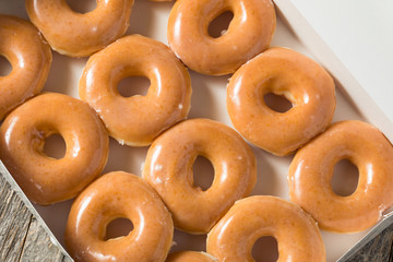 Homemade Glazed Yeast Donuts