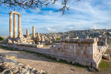 Tempel in römischer Zitadelle von Amman