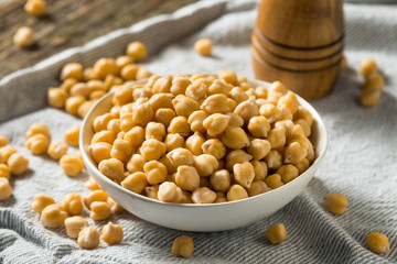 Raw Organic Garbanzo Beans Chickpeas