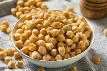 Raw Organic Garbanzo Beans Chickpeas