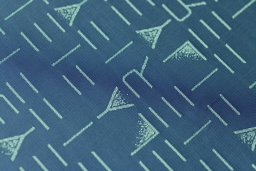 Cotton silk textured fabric