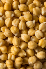 Raw Organic Garbanzo Beans Chickpeas