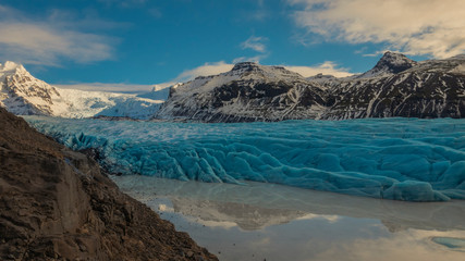 Błękitny lodowiec Islandia