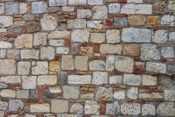 Ancient stone wall texture background