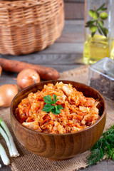 Bigos, the traditional Polish dish