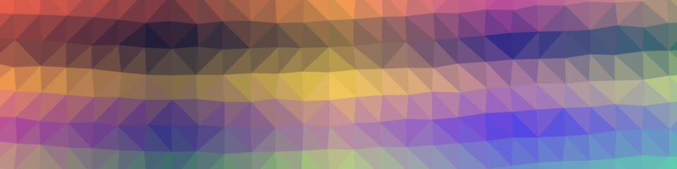 Fototapeta premium Abstract Trianglify gradient Generative Art background illustration
