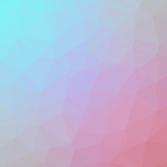 Fototapeta premium Abstract Trianglify gradient Generative Art background illustration