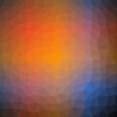 Abstract Trianglify gradient Generative Art background illustration