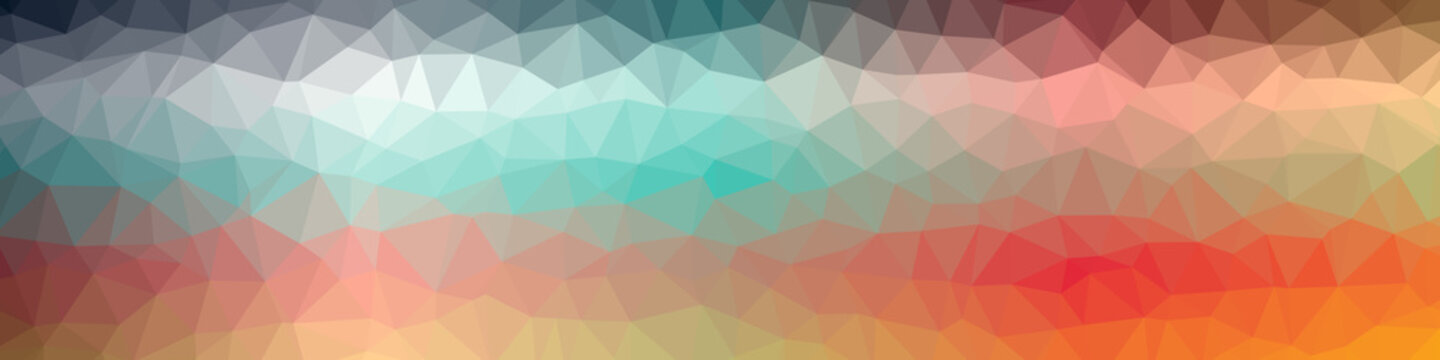 Abstract Trianglify gradient Generative Art background illustration