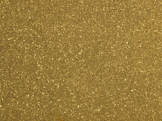 Brushed gold metal background or groove texture of polished steel plate with reflections Iron plate and shiny