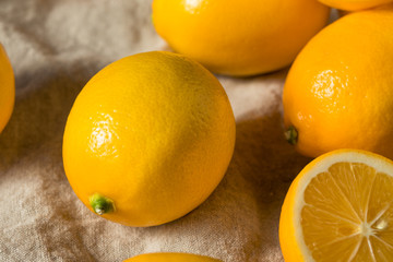 Raw Yellow Organic Meyer Lemons