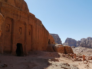The Royal Tombs. Petra, Jordan. UNESCO herittage site