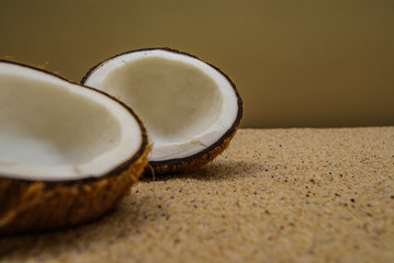 coconut, massage, sand, oil, coconut oil, obsidian, rocks, hot stones, alternative therapies,...