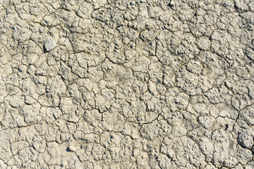 Dry soil texture with crack pattern