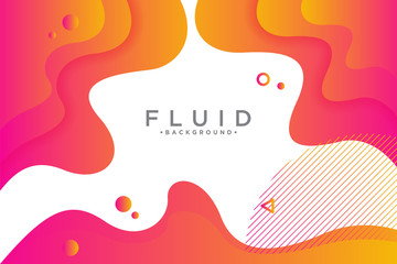 Modern backgrounds. Fluid gradient shapes composition.