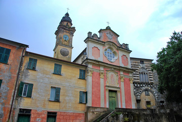 Fototapeta premium San Salvatore dei Fieschi a Cogorno